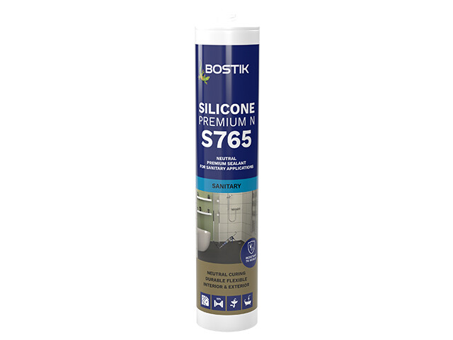 Bostik S730 Sanitary Silicone Pro Seal Grey 300ml
